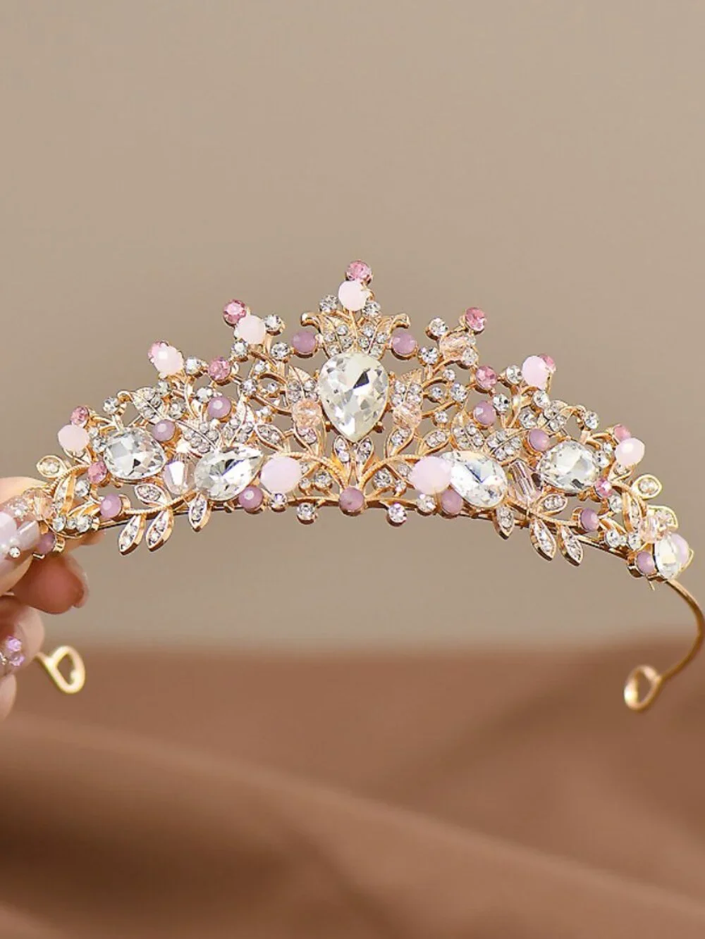 Crown for Women Crystal Princess Tiaras Rhinestone Queen Headband Wedding Bridal